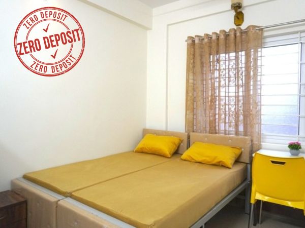 Daisy House room in BTM Layout 1st Stage, Bangalore Bangalore with premium furnishings and clean interiors — PG photo 1 of 7 Daisy House room in BTM Layout 1st Stage, Bangalore Bangalore with premium furnishings and clean interiors — PG photo 1 of 7