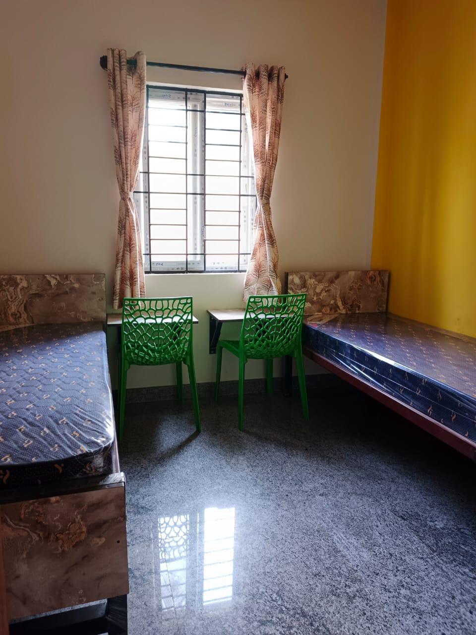 Dream Stay Colive room in HSR Layout Bangalore with premium furnishings and clean interiors — PG photo 1 of 9 Dream Stay Colive room in HSR Layout Bangalore with premium furnishings and clean interiors — PG photo 1 of 9
