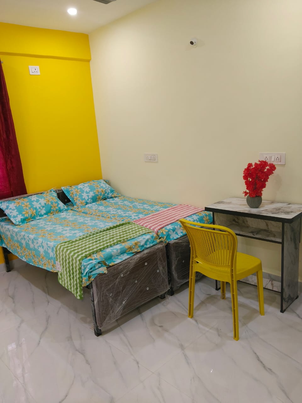 Vaaradhi Coliving Pg room in Whitefield Bangalore with premium furnishings and clean interiors — PG photo 1 of 9 Vaaradhi Coliving Pg room in Whitefield Bangalore with premium furnishings and clean interiors — PG photo 1 of 9